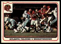 Atlanta Falcons [Breakthrough] #30 Football Cards 1976 Fleer Team Action Prices