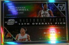 Donovan Mitchell, Devin Booker #13 Basketball Cards 2019 Panini Contenders Optic Historic Picks Prices