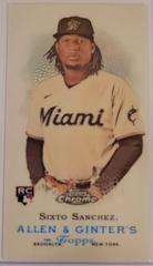 Sixto Sanchez #MRD-3 Baseball Cards 2021 Topps Allen & Ginter Chrome Mini Rookie Design Variations Prices