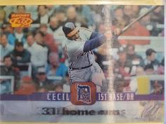 Cecil Fielder #55 Baseball Cards 1996 Sportflix Prices