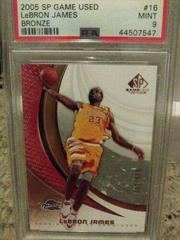 LeBron James [Bronze] Basketball Cards 2005 SP Game Used Prices