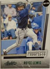Royce Lewis [Green] #P-5 Baseball Cards 2021 Panini Absolute Prospects Prices