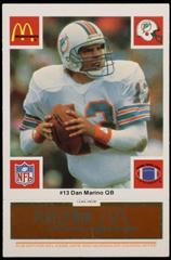 Dan Marino [Orange] Football Cards 1986 McDonald's Dolphins Prices