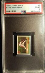 Ryne Sandberg #7 Baseball Cards 1991 Topps Micro Prices