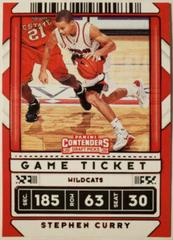 Stephen Curry [Red] Basketball Cards 2020 Panini Contenders Draft Picks Prices