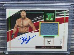 Brock Lesnar [Holo Silver] Wrestling Cards 2022 Panini Impeccable WWE Elegance Memorabilia Autographs Prices