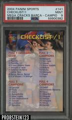 Checklist, 1 [Campio Catalan] Soccer Cards 2004 Panini Sports Mega Cracks Barca Prices