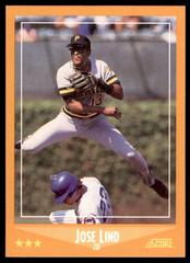 Jose Lind #597 Baseball Cards 1988 Score Prices