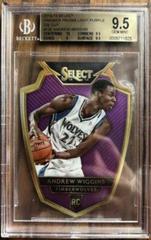 Andrew Wiggins [Purple Prizm Die Cut] #120 Basketball Cards 2014 Panini Select Prices