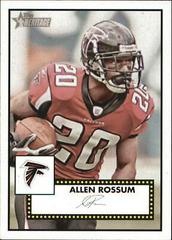 Allen Rossum [Black Back] #29 Football Cards 2006 Topps Heritage Prices