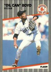 Oil Can Boyd #82 Baseball Cards 1989 Fleer Glossy Prices