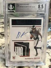 DeVonta Smith [Cap Patch Autograph Ruby] #131 Football Cards 2021 Panini Encased Prices