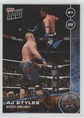 AJ Styles Wrestling Cards 2016 Topps Now WWE Prices