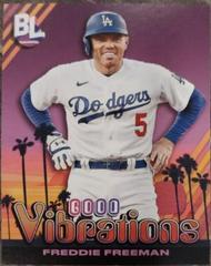 Freddie Freeman #GV-1 Baseball Cards 2024 Topps Big League Baseball Good Vibrations Prices