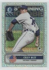 Casey Mize [Mega Box Mojo] Baseball Cards 2020 Bowman Chrome Spanning the Globe Prices