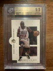 Michael Jordan #FC1 Basketball Cards 1998 SP Authentic First Class Prices