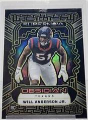 Will Anderson Jr. [Yellow Electric Etch] #23 Football Cards 2023 Panini Obsidian Supernova Prices