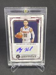 Markus Howard [Red] #APR-MHO Basketball Cards 2020 Panini Chronicles Apprentice Signatures Prices