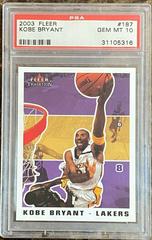 Kobe Bryant Basketball Cards 2003 Fleer Prices