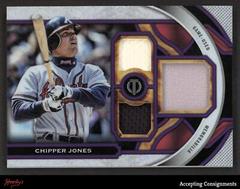 Chipper Jones [Purple] Baseball Cards 2023 Topps Tribute Triple Relics Prices