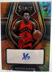 Scottie Barnes [Tie Dye Prizm] #RS-SBN Basketball Cards 2021 Panini Select Rookie Signatures Prices
