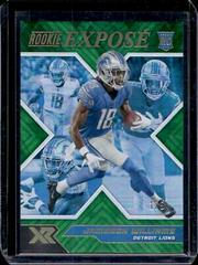 Jameson Williams [Green] #RXP-7 Football Cards 2022 Panini XR Rookie Expose Prices