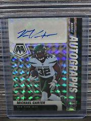 Michael Carter Football Cards 2021 Panini Mosaic Rookie Autographs Prices