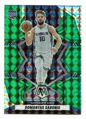 Domantas Sabonis [Green] #42 Basketball Cards 2021 Panini Mosaic Prices