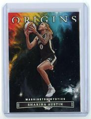 Shakira Austin [Black] #9 Basketball Cards 2023 Panini Origins WNBA Prices