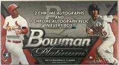Hobby Box Baseball Cards 2014 Bowman Platinum Prices