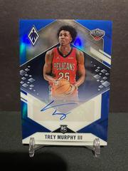 Trey Murphy III [Blue] Basketball Cards 2021 Panini Chronicles Phoenix Rookie Autographs Prices