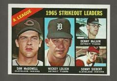 AL Strikeout Ldr #226 Baseball Cards 1966 Topps Prices
