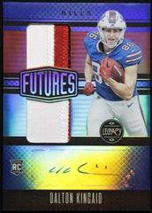 Dalton Kincaid [Sapphire] #FDA-5 Football Cards 2023 Panini Legacy Futures Dual Patch Autographs Prices