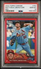 Matthew Liberatore [Red] #157 Baseball Cards 2023 Topps Chrome Prices