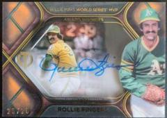 Rollie Fingers [Orange] #GGA-RF Baseball Cards 2022 Topps Tribute Solid Gold Greats Autographs Prices