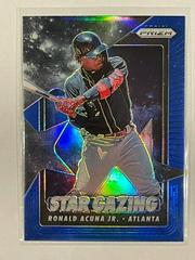 Ronald Acuna Jr. [Blue Prizm] Baseball Cards 2020 Panini Prizm Star Gazing Prices