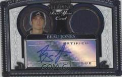 Beau Jones [Autograph Relic] Baseball Cards 2005 Bowman Sterling Prices