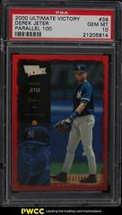 Derek Jeter [Parallel 100] #39 Baseball Cards 2000 Ultimate Victory Prices