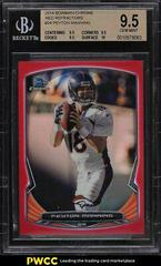 Peyton Manning [Red Refractor] #24 Football Cards 2014 Bowman Chrome Prices