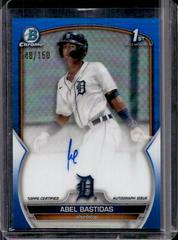 Abel Bastidas [Blue] Baseball Cards 2023 Bowman Chrome Prospect Autographs Prices