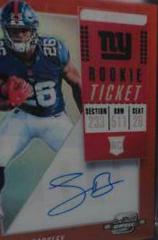 Saquon Barkley [Autograph Red] Football Cards 2018 Panini Contenders Optic Prices