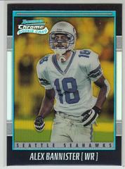 Alex Bannister [Gold Refractor] #232 Football Cards 2001 Bowman Chrome Prices