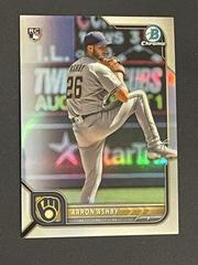Aaron Ashby [Refractor] #33 Baseball Cards 2022 Bowman Chrome Prices