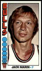Jack Marin #72 Basketball Cards 1976 Topps Prices