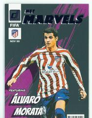 Alvaro Morata [Purple] Soccer Cards 2022 Panini Donruss Net Marvels Prices
