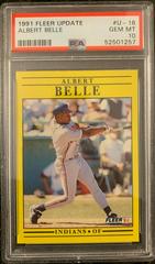 Albert Belle Baseball Cards 1991 Fleer Update Prices