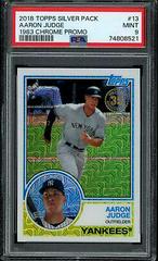Aaron Judge [Purple Refractor] #13 Baseball Cards 2018 Topps Silver Pack 1983 Chrome Promo Prices
