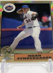 Noah Syndergaard [Orange Refractor] #87T-9 Baseball Cards 2017 Topps Chrome 1987 Prices