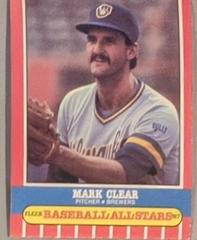 Mark Clear Baseball Cards 1987 Fleer Baseball All Stars Prices