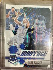 Luka Doncic [White] #17 Basketball Cards 2022 Panini Mosaic Montage Prices